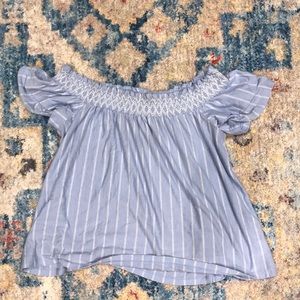 Off the shoulder top